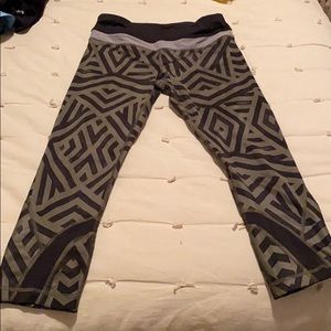 LuluLemon Workout Cropped Leggings